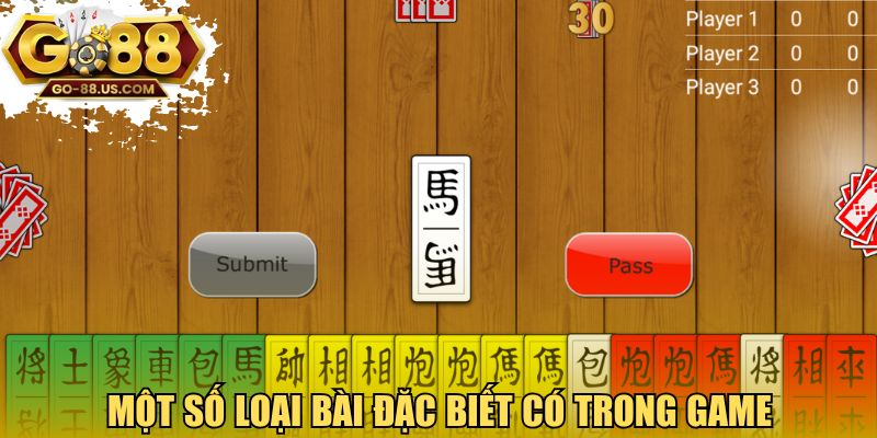 Một số loại bài đặc biết có trong game