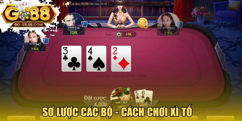 Sơ lược các bộ - Cách chơi xì tố